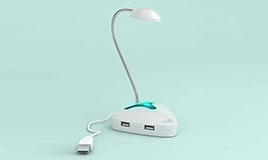 家用、辦公連接數(shù)據(jù)線(xiàn)小臺(tái)燈，USB數(shù)據(jù)線(xiàn)接口充電臺(tái)燈
