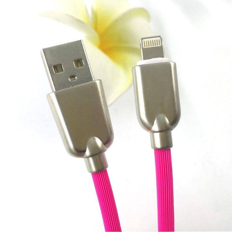 宏浩達(dá)狼牙鋅合金蘋果數(shù)據(jù)線，蘋果lightning數(shù)據(jù)線iPhone手機(jī)通用