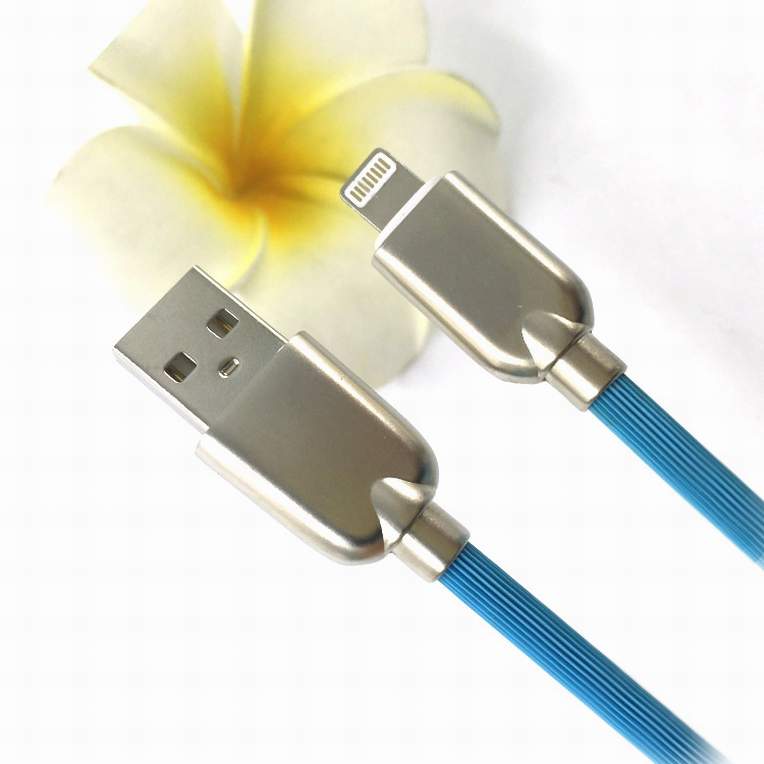 宏浩達(dá)狼牙鋅合金蘋果數(shù)據(jù)線，蘋果lightning數(shù)據(jù)線iPhone手機(jī)通用