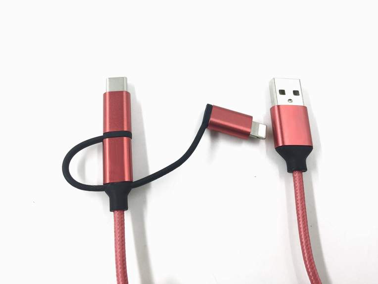 宏浩達三合一尼龍編織數(shù)據線工廠定制 宏浩達三合一尼龍編織數(shù)據線工廠定制