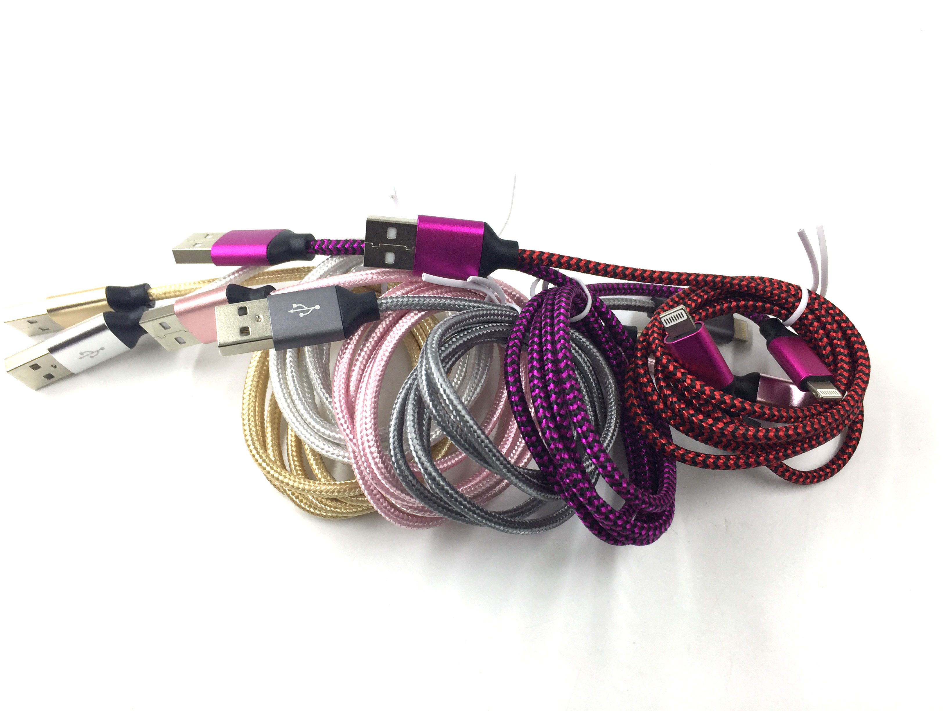 宏浩達(dá)蘋果數(shù)據(jù)線，lightning手機(jī)數(shù)據(jù)線iPhone通用，鋁合金+尼龍編織