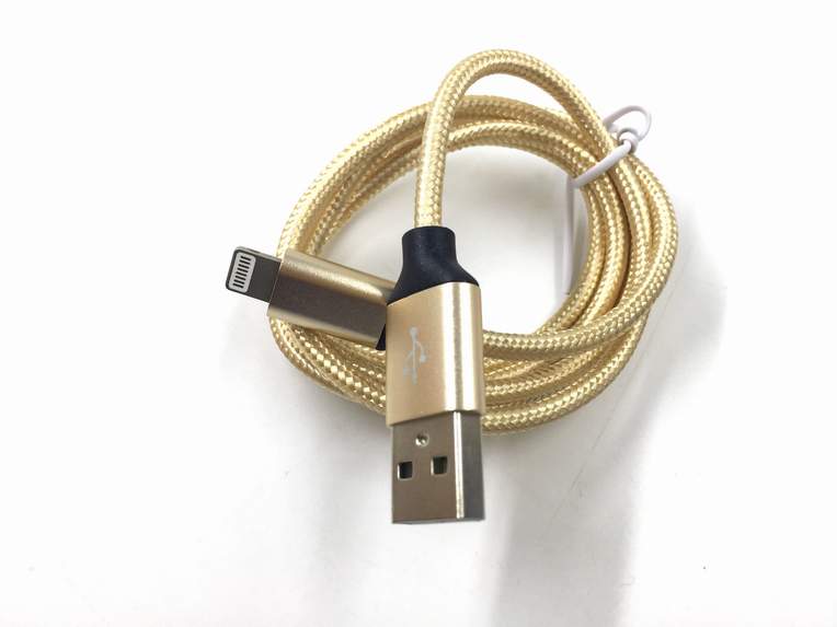 宏浩達(dá)蘋果數(shù)據(jù)線，lightning手機(jī)數(shù)據(jù)線iPhone通用，鋁合金+尼龍編織