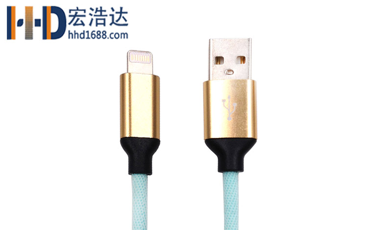宏浩達(dá)廠家直銷手機(jī)數(shù)據(jù)線鋁合金布紋充電蘋果數(shù)據(jù)線工廠專業(yè)定制 宏浩達(dá)廠家直銷手機(jī)數(shù)據(jù)線鋁合金布紋充電蘋果數(shù)據(jù)線工廠專業(yè)定制
