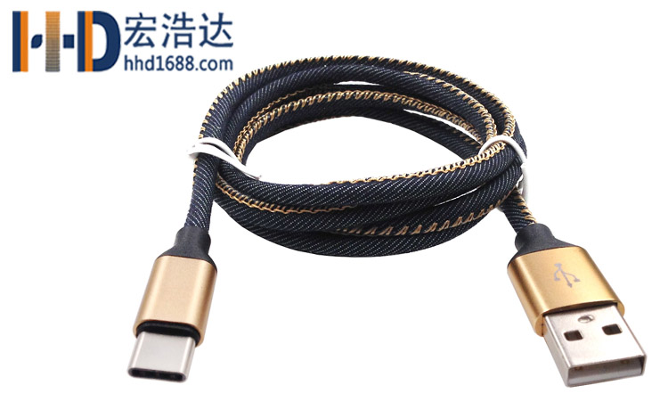 宏浩達廠家直銷樂視數(shù)據(jù)線type-c充電線華為手機數(shù)據(jù)線生產(chǎn)廠定制